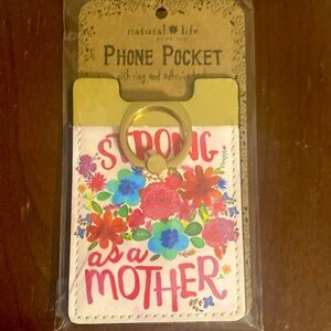 Natural Life Phone Pocket with Ring